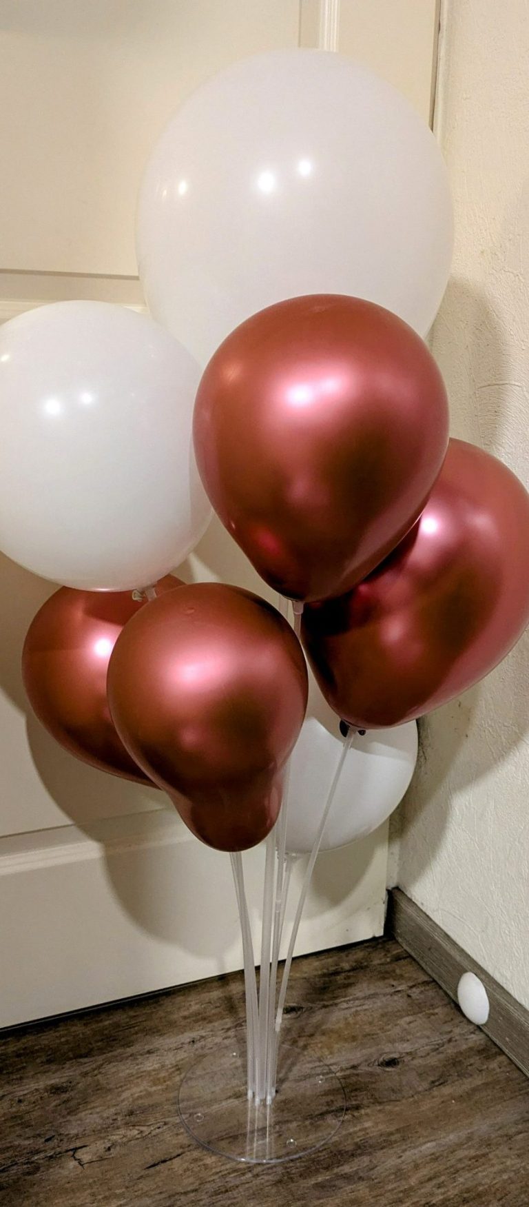 Luftballons gebündelt für Tisch mit Halterung Luftballontraube als Tischständer